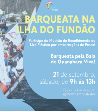 Lutando por direitos e maior proteção ao meio ambiente, pescadores farão barqueata na Baía de Guanabara neste sábado