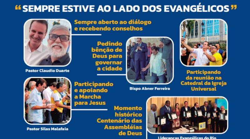 Paes manda recolher panfletos com foto de Silas Malafaia após queixa do pastor