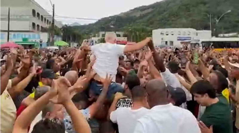 Candidato a prefeito comemora vitória antecipada e é derrotado. Vídeo