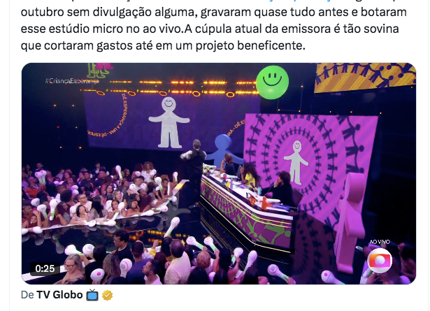 Globo: Criança Esperança registra a menor audiência da história